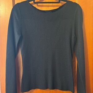 Ann Taylor Classic Black Long Sleeve Top